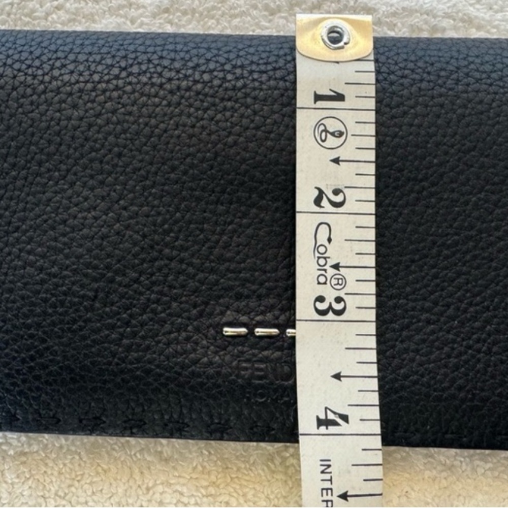 Authentic Fendi Textured Black Leather Wallet - Picture 10 of 10